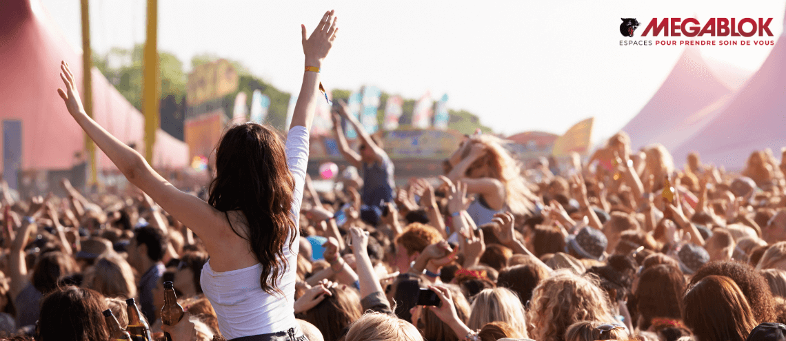 Casiers pour festivals, concerts et autres événements. Une valeur ajoutée pour votre espace de loisirs